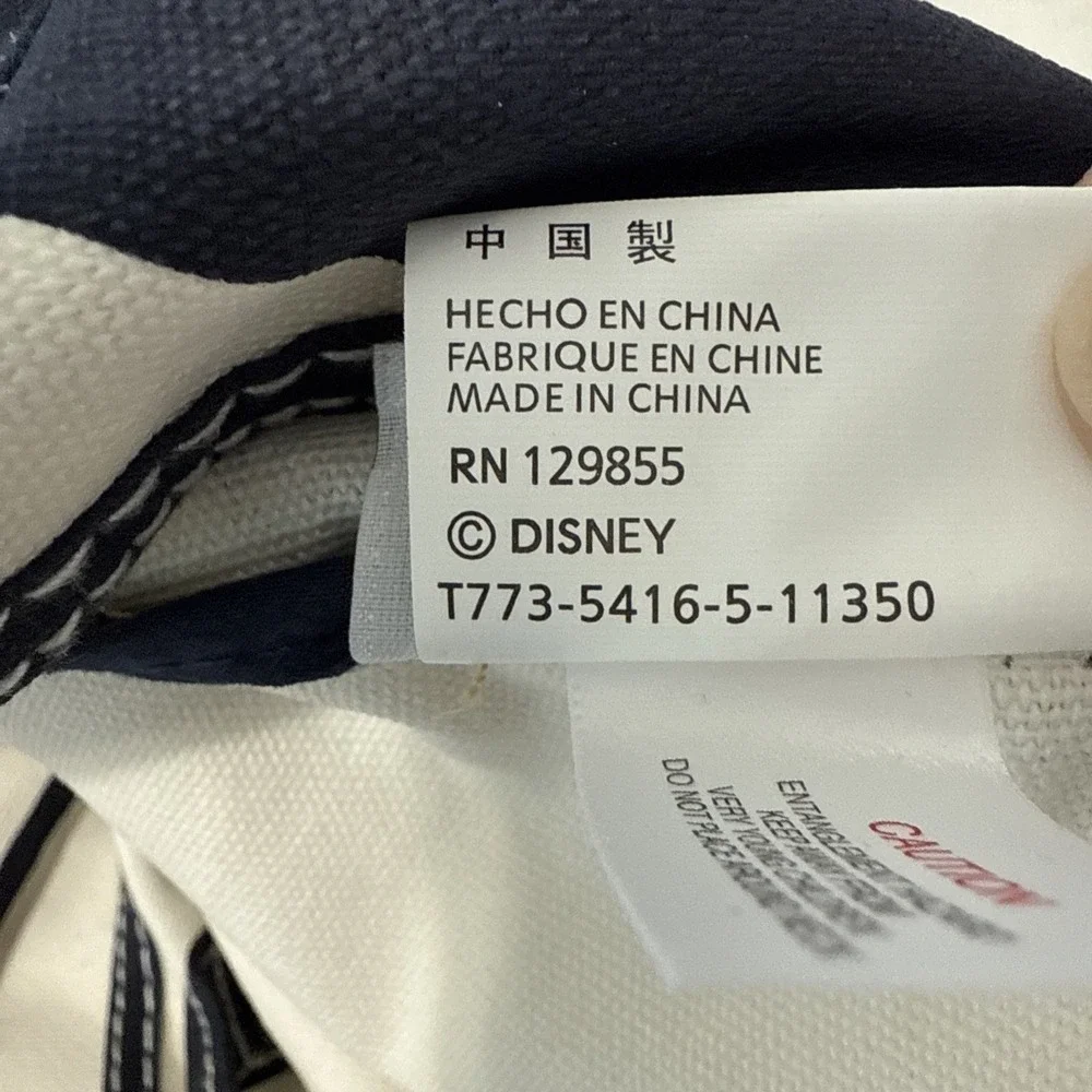 Disneyland Resort Mickey Mouse 1955 Canvas Tote Bag Navy and‎ Cream
